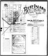 Sheet 089 - Key Map - Blue Island, Cook County 1891